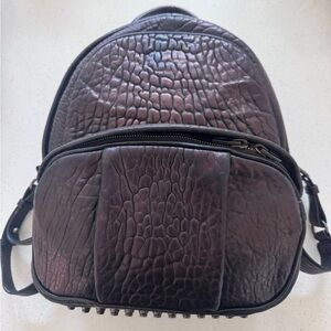 Alexander Wang Black Iridescent small Backpack!